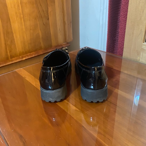 Jones New York Priscilla Black Faux Patent Leather Loafers Size 9 - Picture 5 of 11